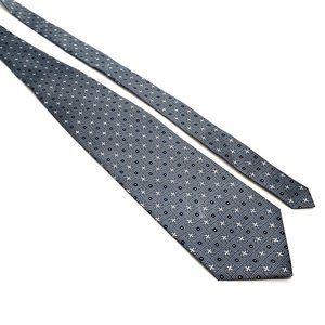 Fuliwang Mens Necktie Accessory Silver, Black Shiny Office Work Casual Dad Gift
